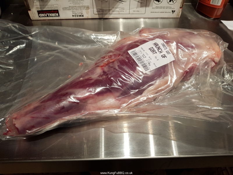 Butterfly leg of goat