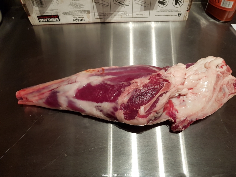 Butterfly leg of goat