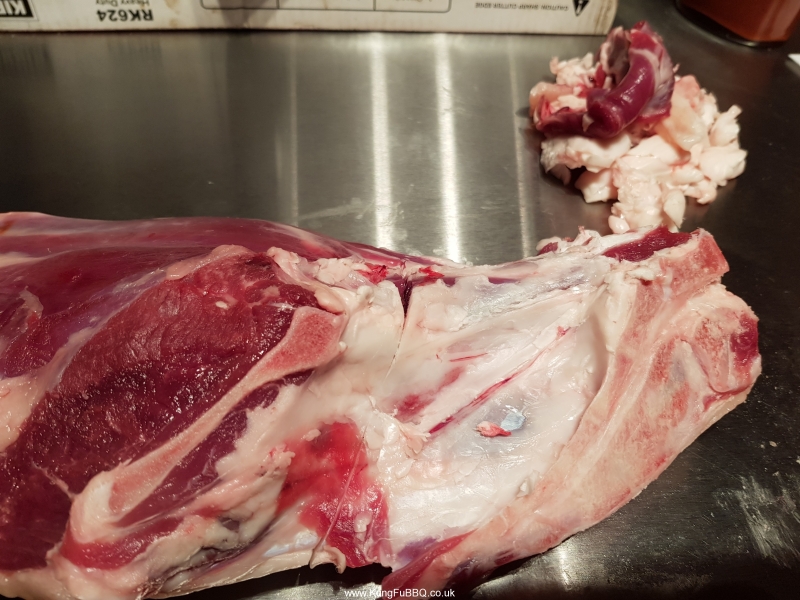 Butterfly leg of goat