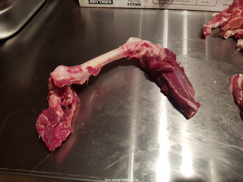 Butterfly leg of goat