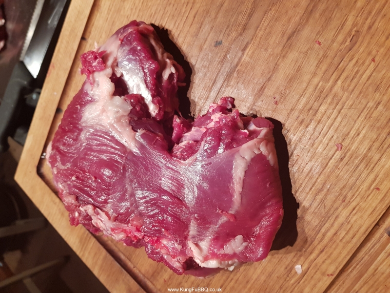 Butterfly leg of goat