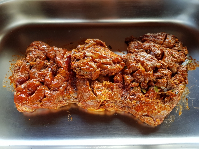 Butterfly leg of goat