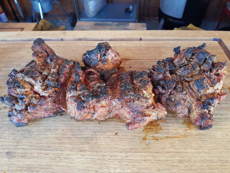 Butterfly leg of goat