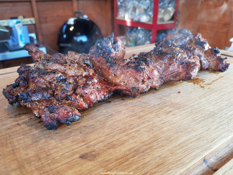 Butterfly leg of goat