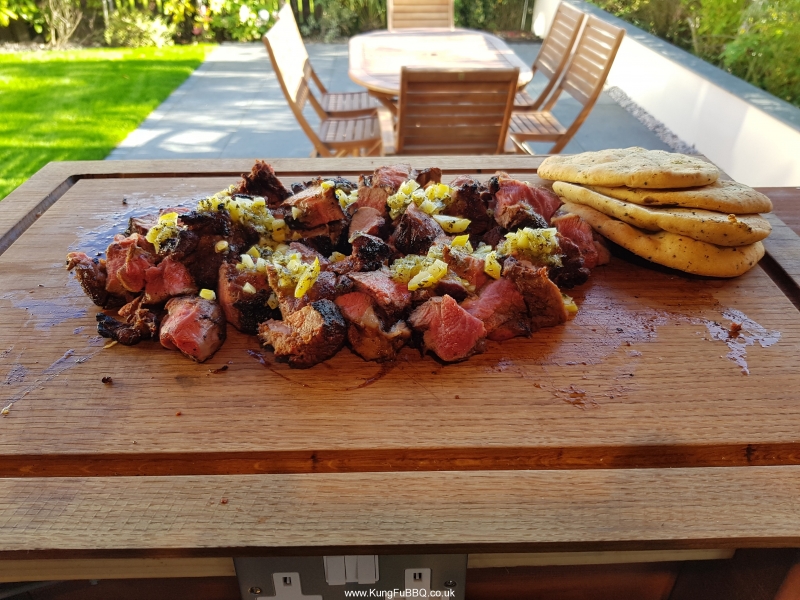 Butterfly leg of goat