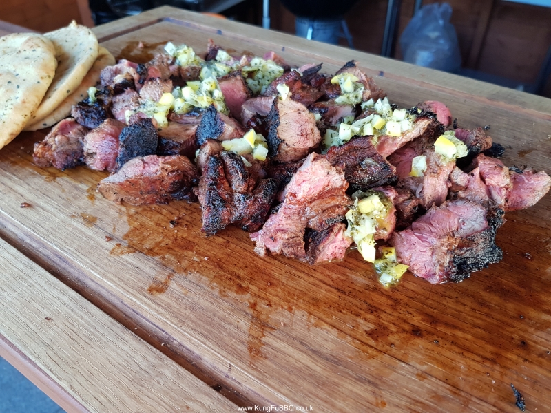 Butterfly leg of goat