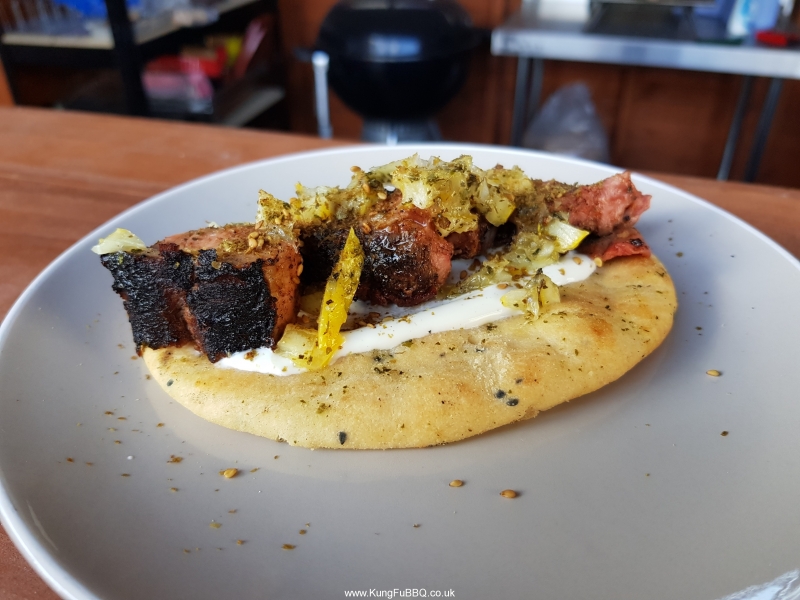 Butterfly leg of goat