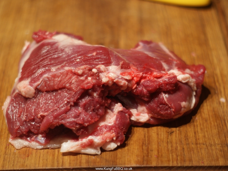 Butterfly leg of goat