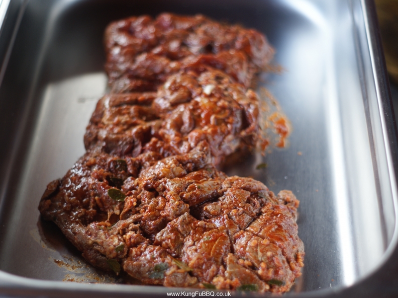 Butterfly leg of goat