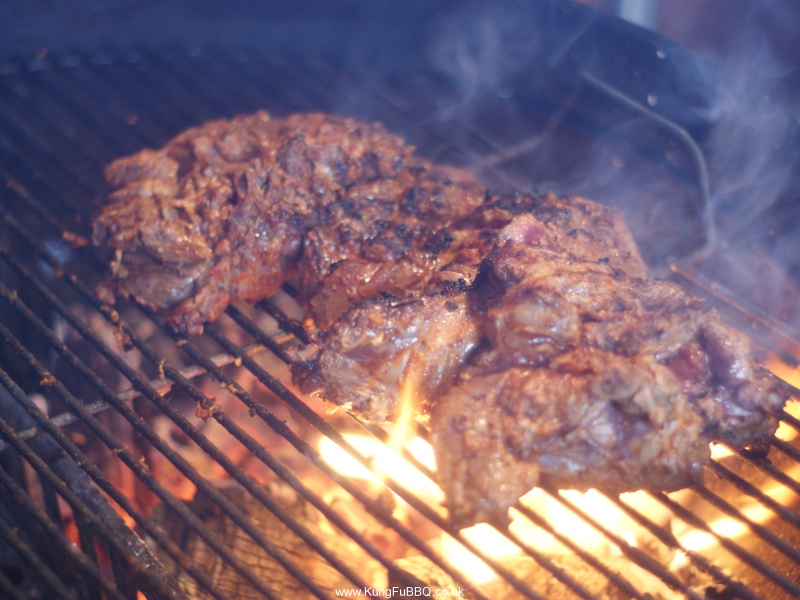 Butterfly leg of goat