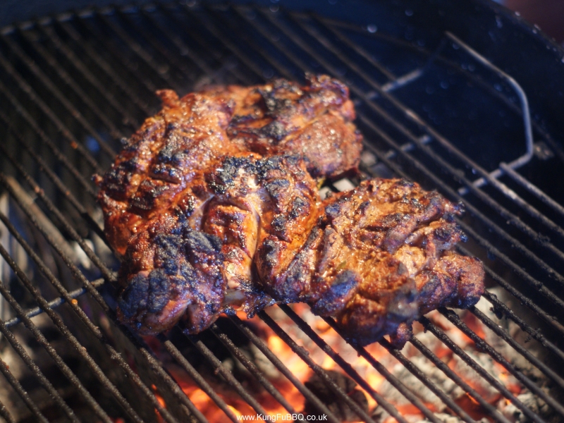 Butterfly leg of goat