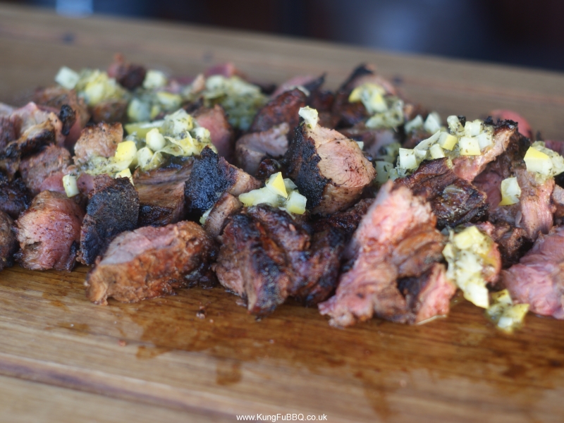 Butterfly leg of goat