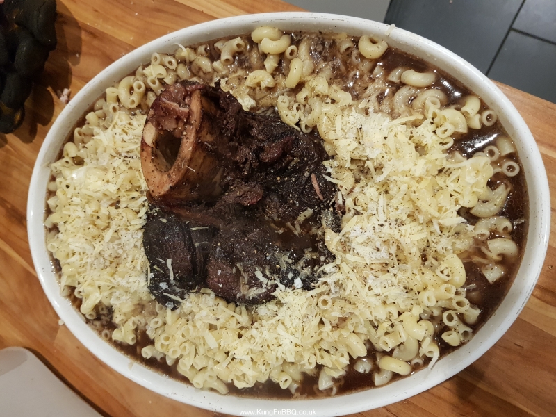 Beef shin mac n cheese