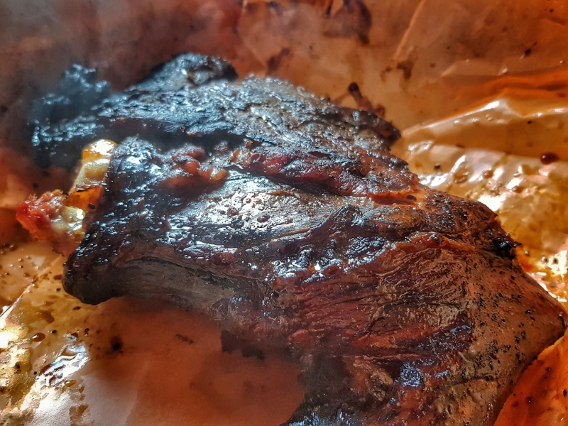 Smoked goat shoulder