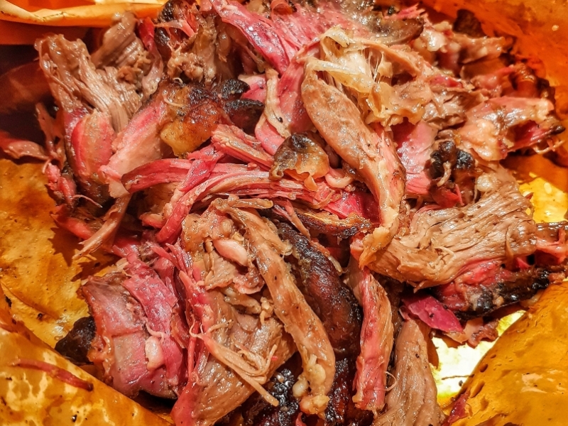 Smoked goat shoulder