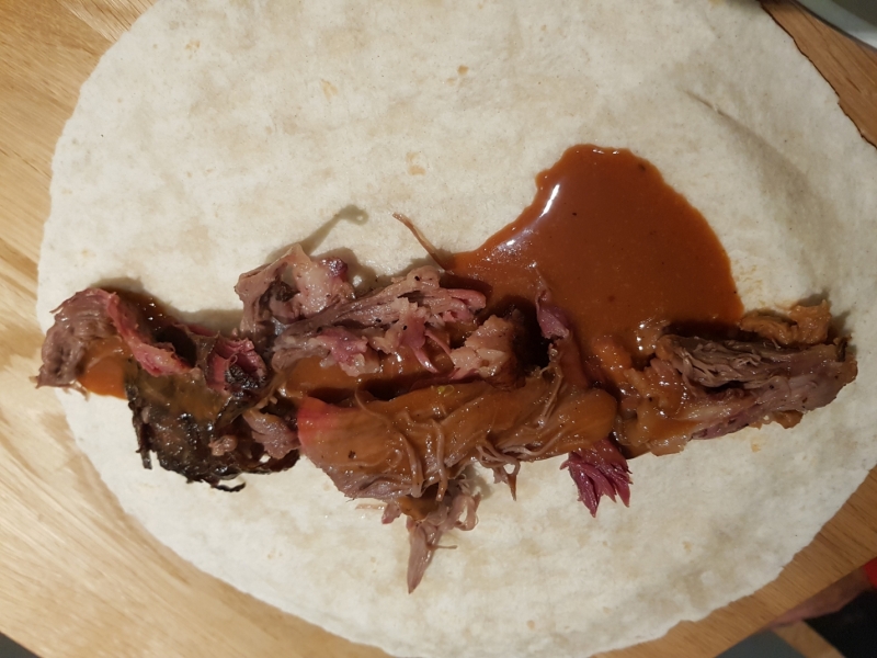 Smoked goat shoulder