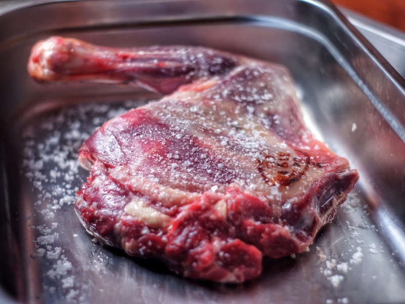 Smoked goat shoulder