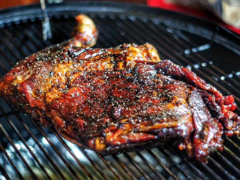 Smoked goat shoulder