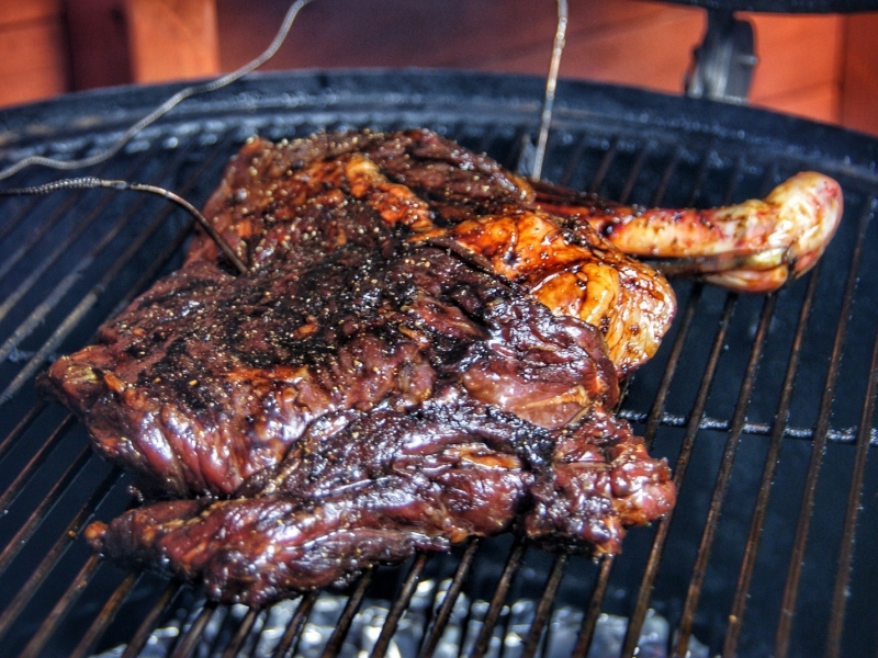 Smoked goat shoulder