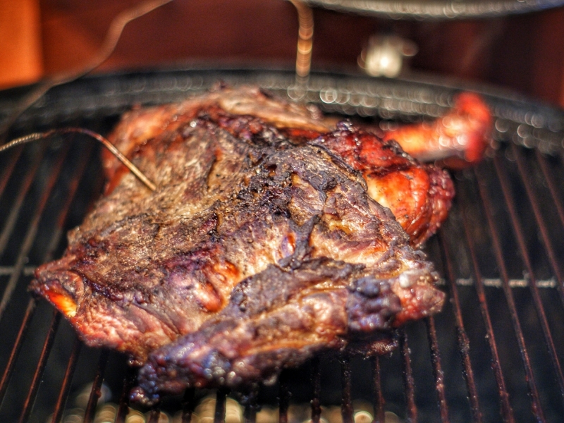 Smoked goat shoulder