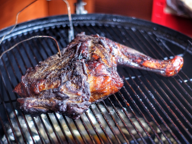 Smoked goat shoulder