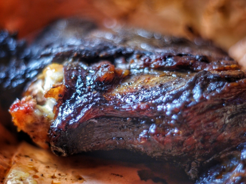 Smoked goat shoulder