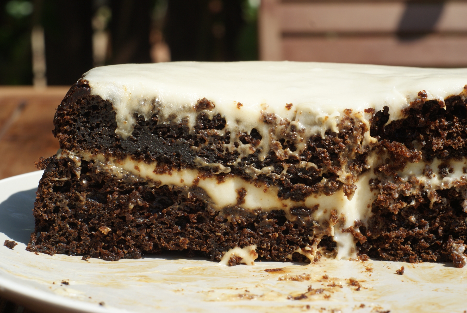 BBQ70/17 Dark Molasses Gingerbread Cake KungFuBBQ