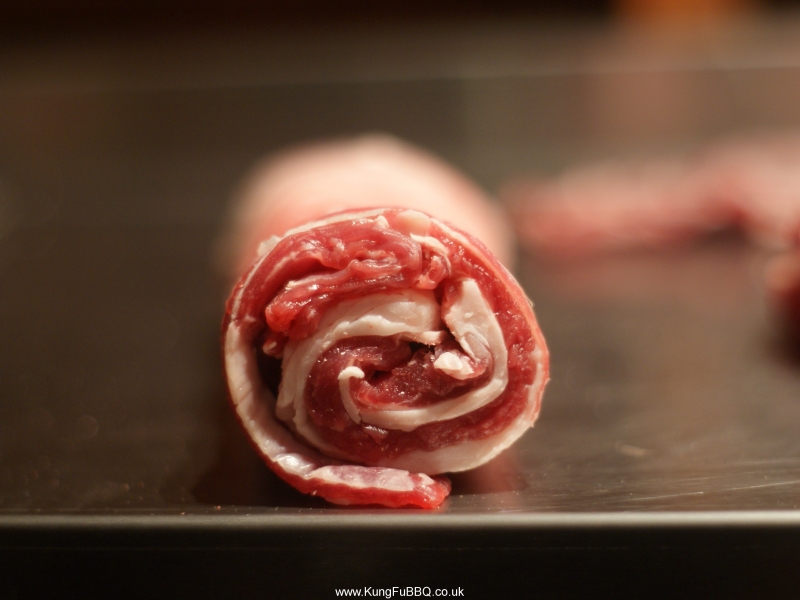 butchery, half a goat
