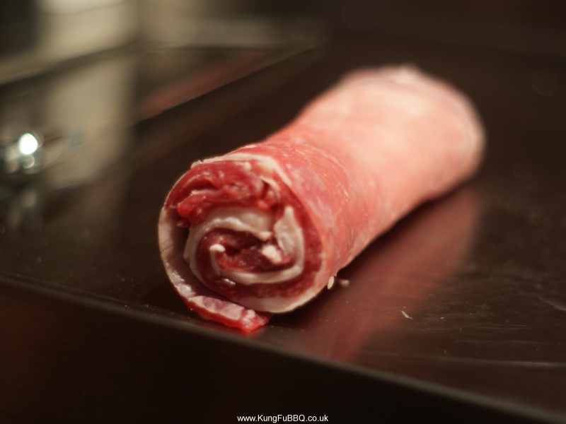 butchery, half a goat